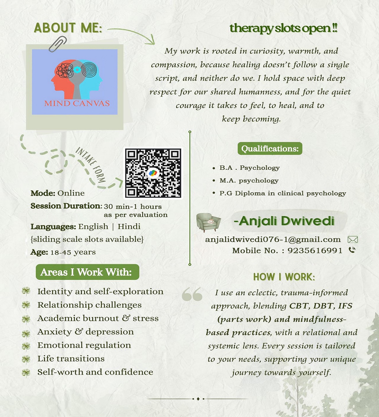 About Image - Talking Minds – Psychotherapist Site Template
